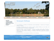 Tablet Screenshot of ferienpark-wolfssee.net